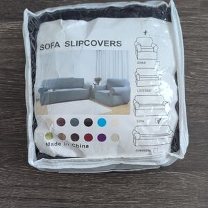 Sofa Slipcovers in Black and Gray